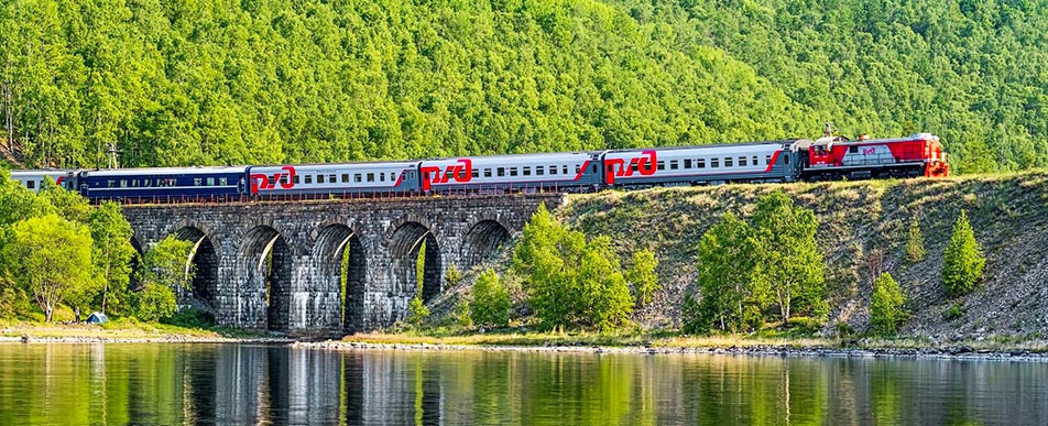 Trans Siberia railway tour in Russia.